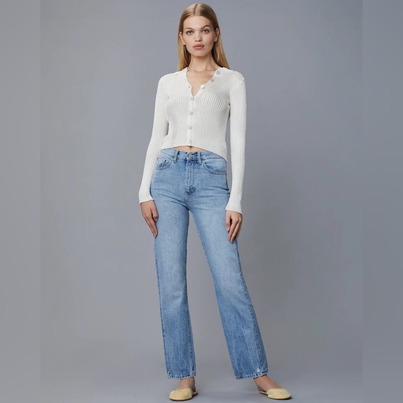 ♻️DL1961♻️ Boyfriend Ultra High Rise Vintage Straight Leg / Size 32 / New w… - Picture 2 of 7